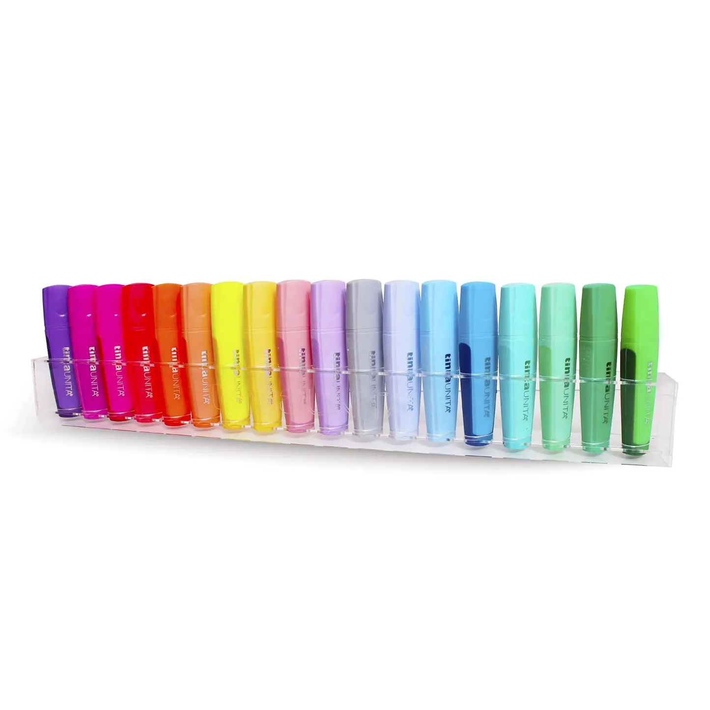 DESK SET 18 EVIDENZIATORI TINTA UNITA 60834