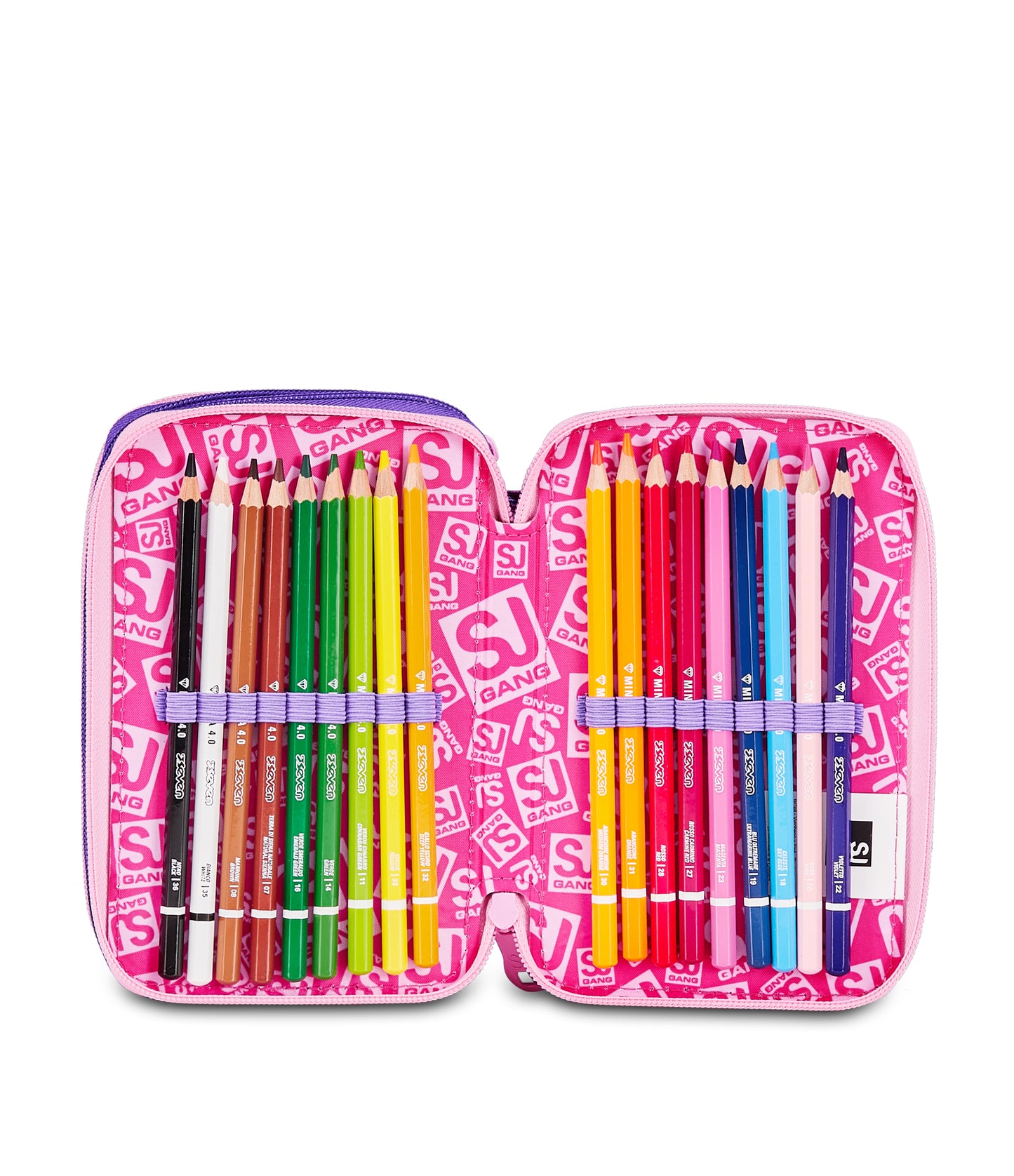 ASTUCCIO 3 ZIP 3D SJ GANG GLOWCAT 30C202600-3E2