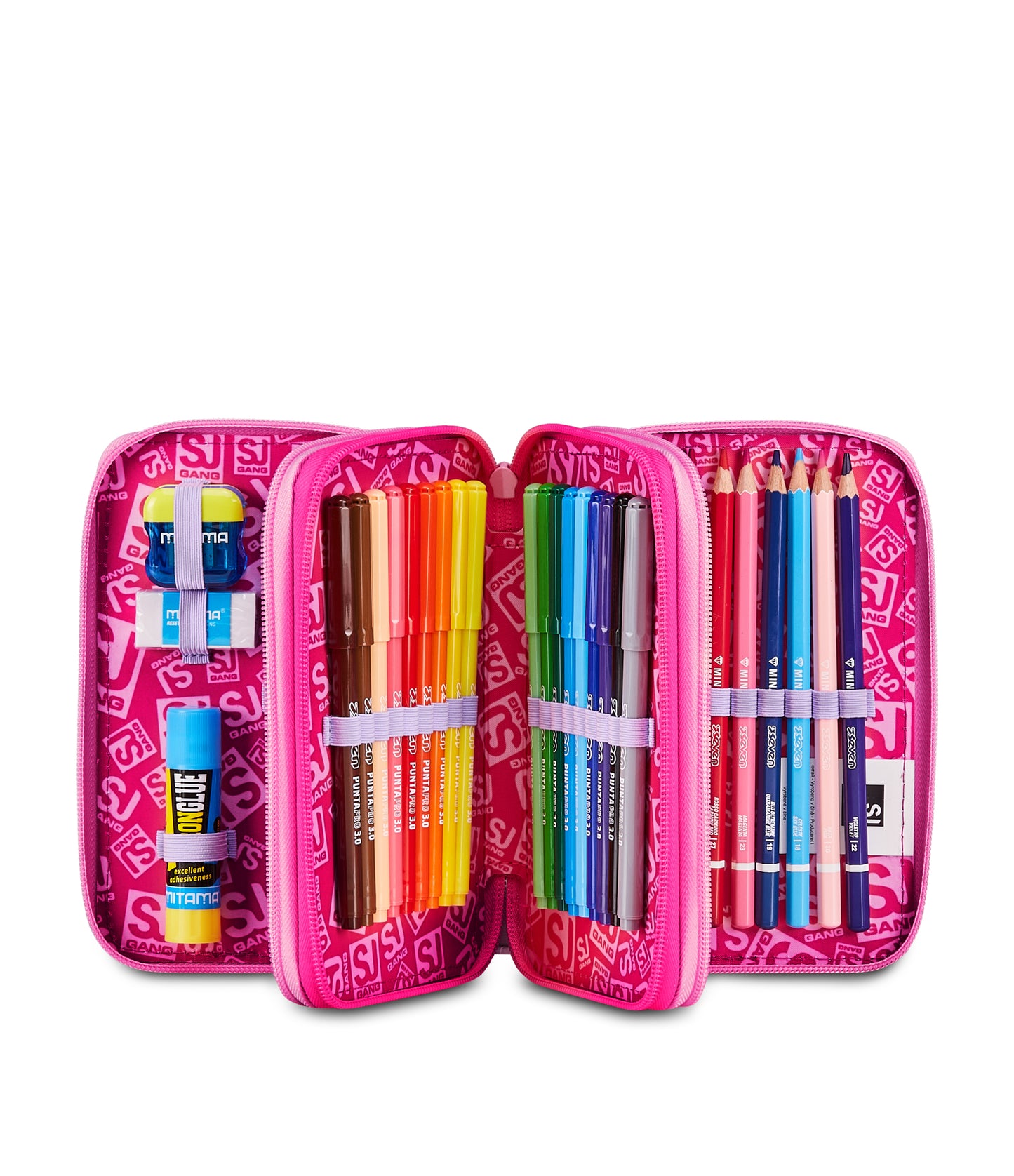 ASTUCCIO 3 ZIP SJ GANG SOFT POUCH GIRL 30C202615-3D9
