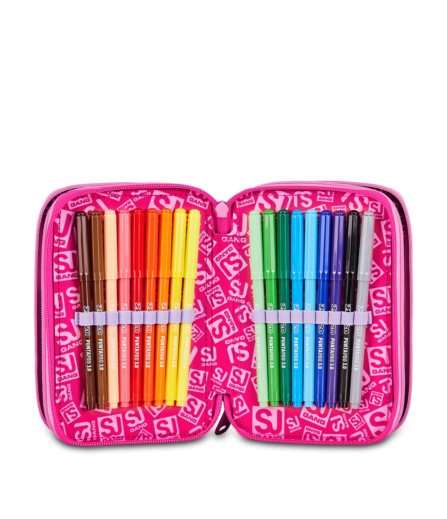 ASTUCCIO 3 ZIP SJ GANG SOFT POUCH GIRL 30C202615-3D9