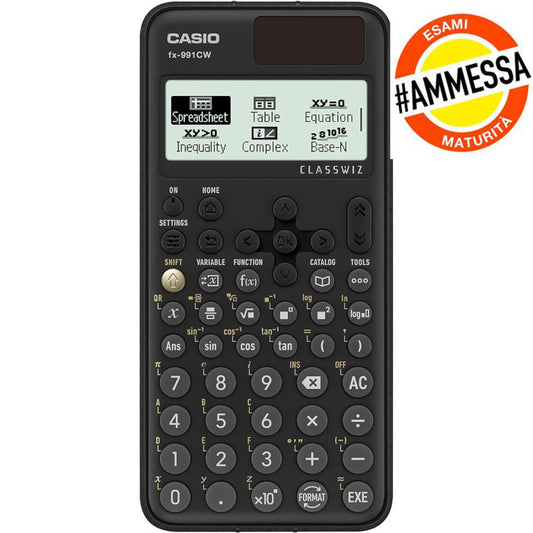 CALCOLATRICE SCIENTIFICA FX-991CW DIPSLAY NATURALE HD 540 FUNZIONI CASIO