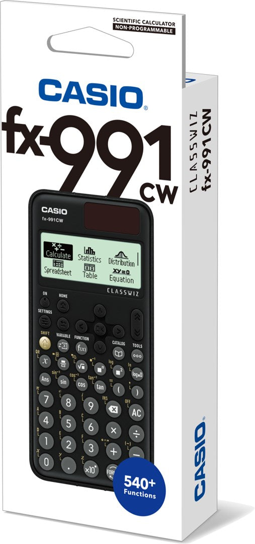 CALCOLATRICE SCIENTIFICA FX-991CW DIPSLAY NATURALE HD 540 FUNZIONI CASIO