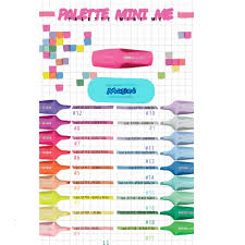 DESK SET 18 MINI EVIDENZIATORI TINTA UNITA 61703