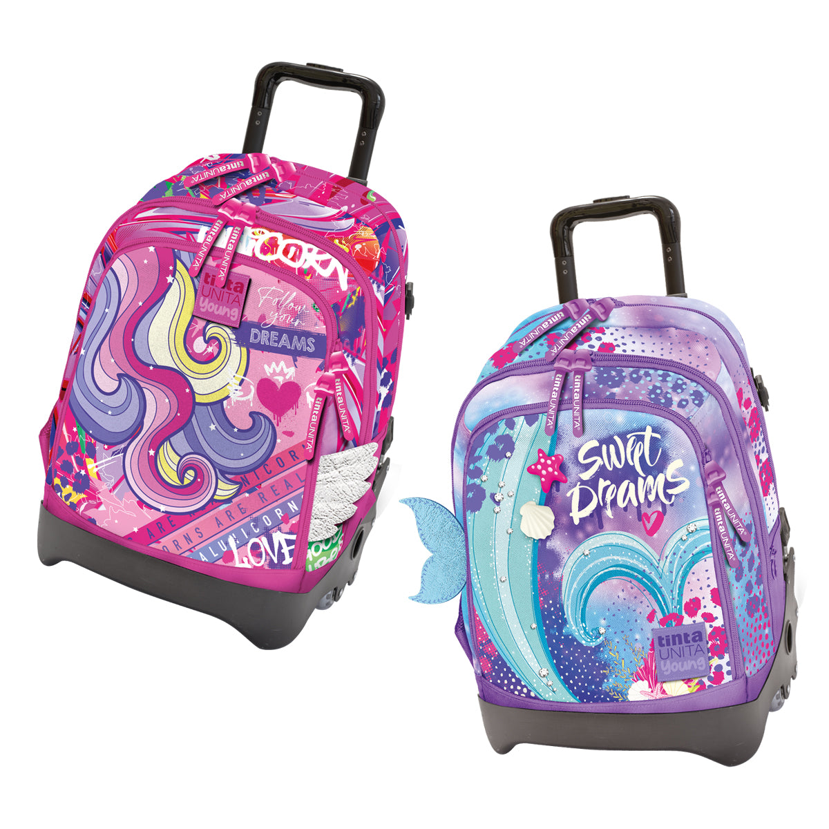 ZAINO TROLLEY DREAM CROSS TINTA UNITA YOUNG BOYS/GIRLS