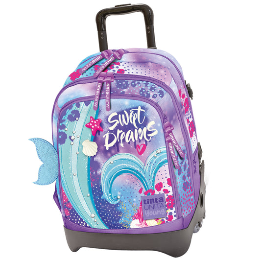 ZAINO TROLLEY DREAM CROSS TINTA UNITA YOUNG BOYS/GIRLS