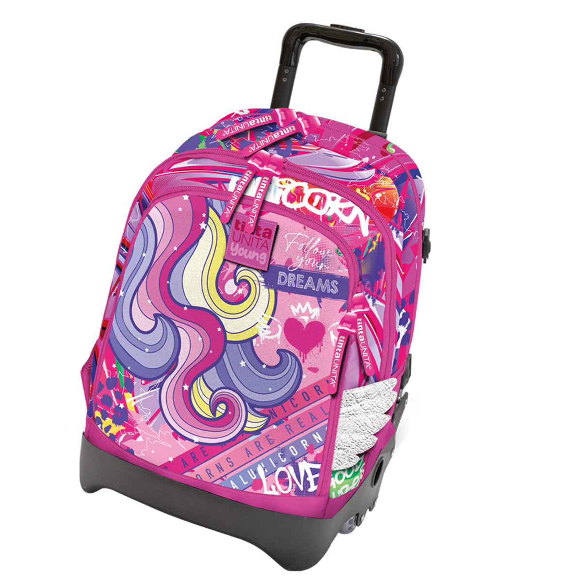 ZAINO TROLLEY DREAM CROSS TINTA UNITA YOUNG BOYS/GIRLS