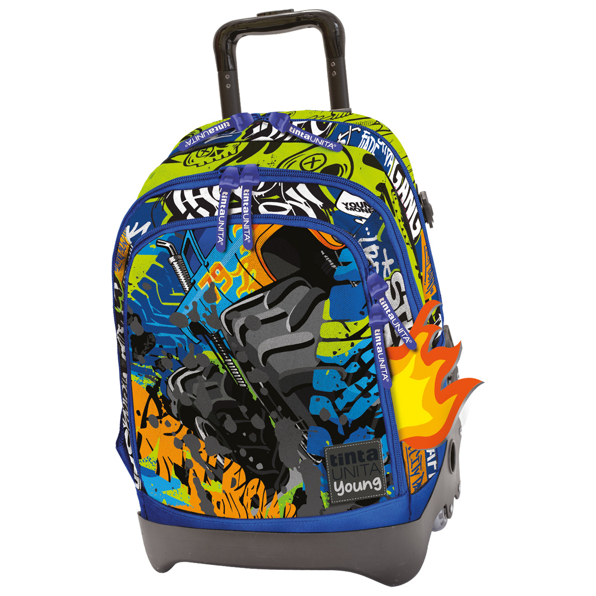 ZAINO TROLLEY DREAM CROSS TINTA UNITA YOUNG BOYS/GIRLS