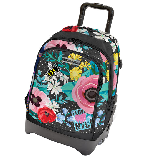 ZAINO TROLLEY DREAM CROSS TINTA UNITA FANTASY FLOWER